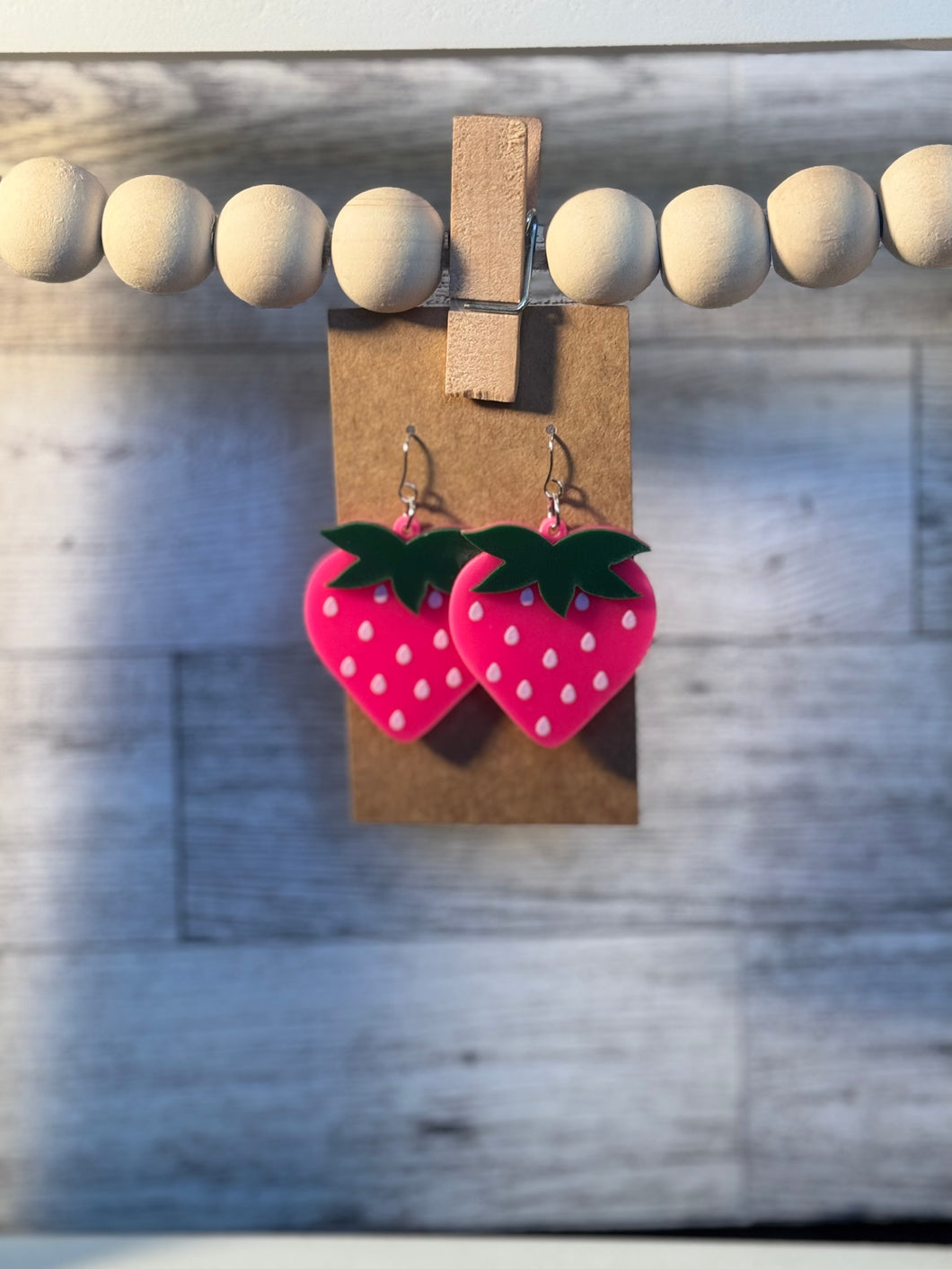 Strawberry earrings