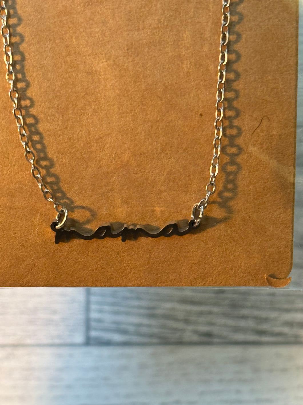 MAMA Silver Necklace