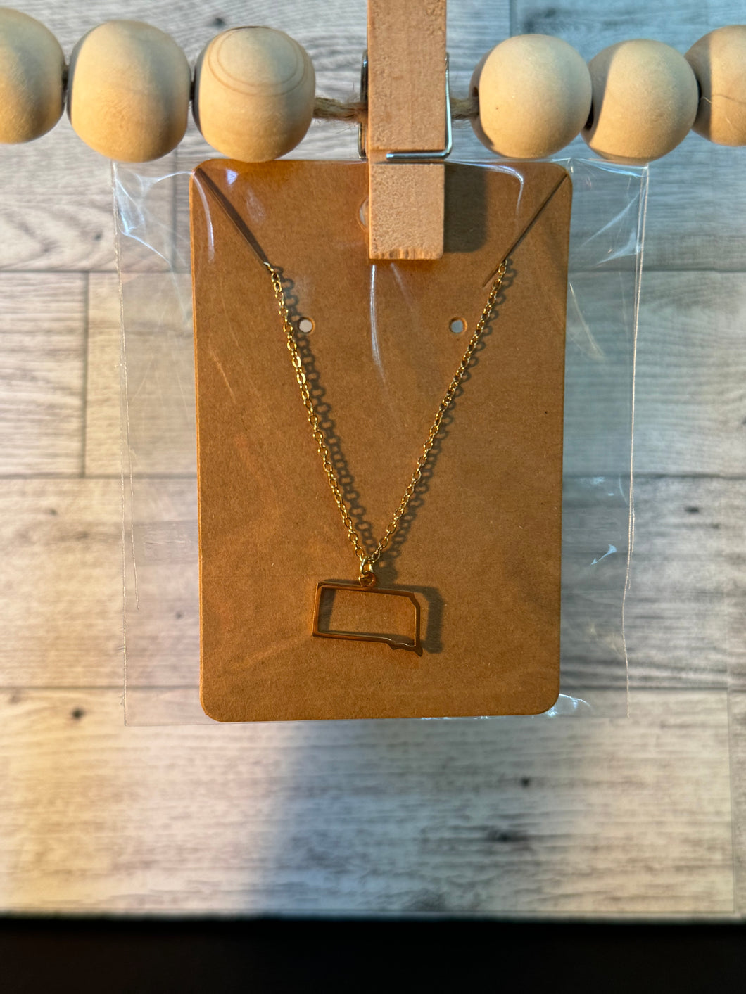 South Dakota Gold Necklace