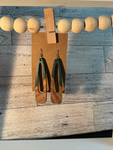 Load image into Gallery viewer, Pine and Wood Resin Earrings
