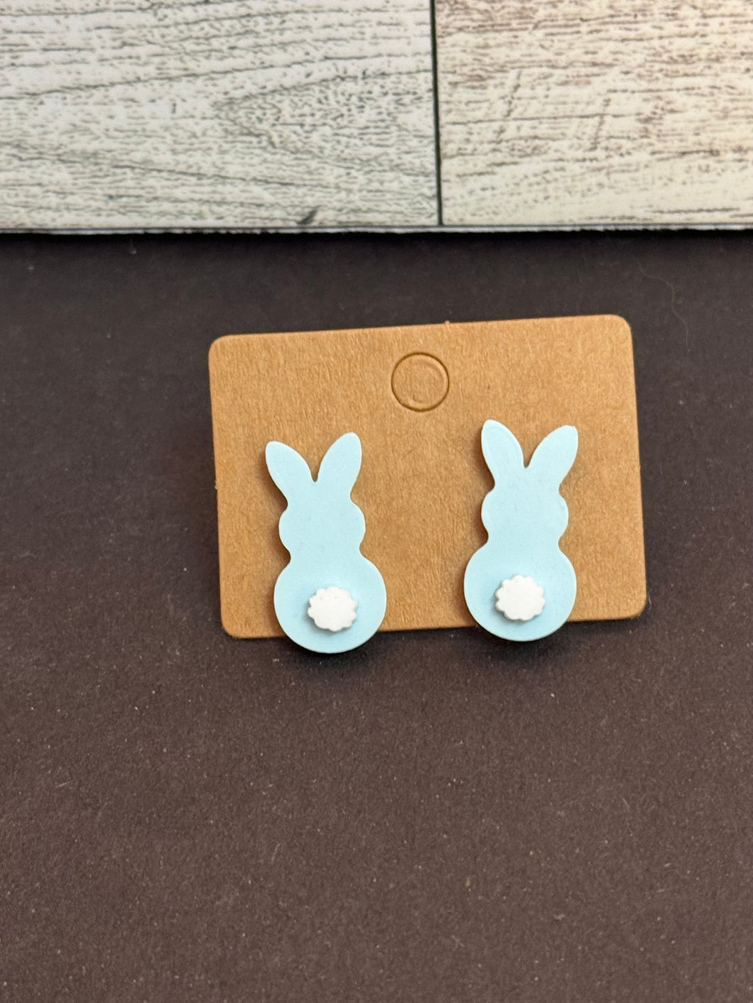 Light blue studs