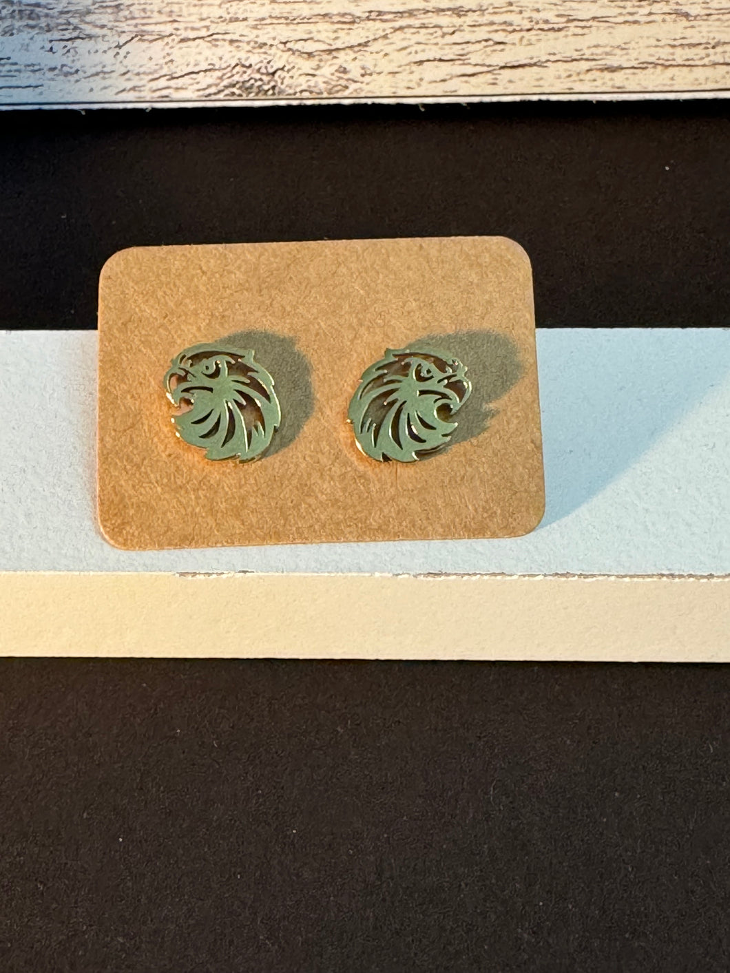 Gold Hawk Earrings