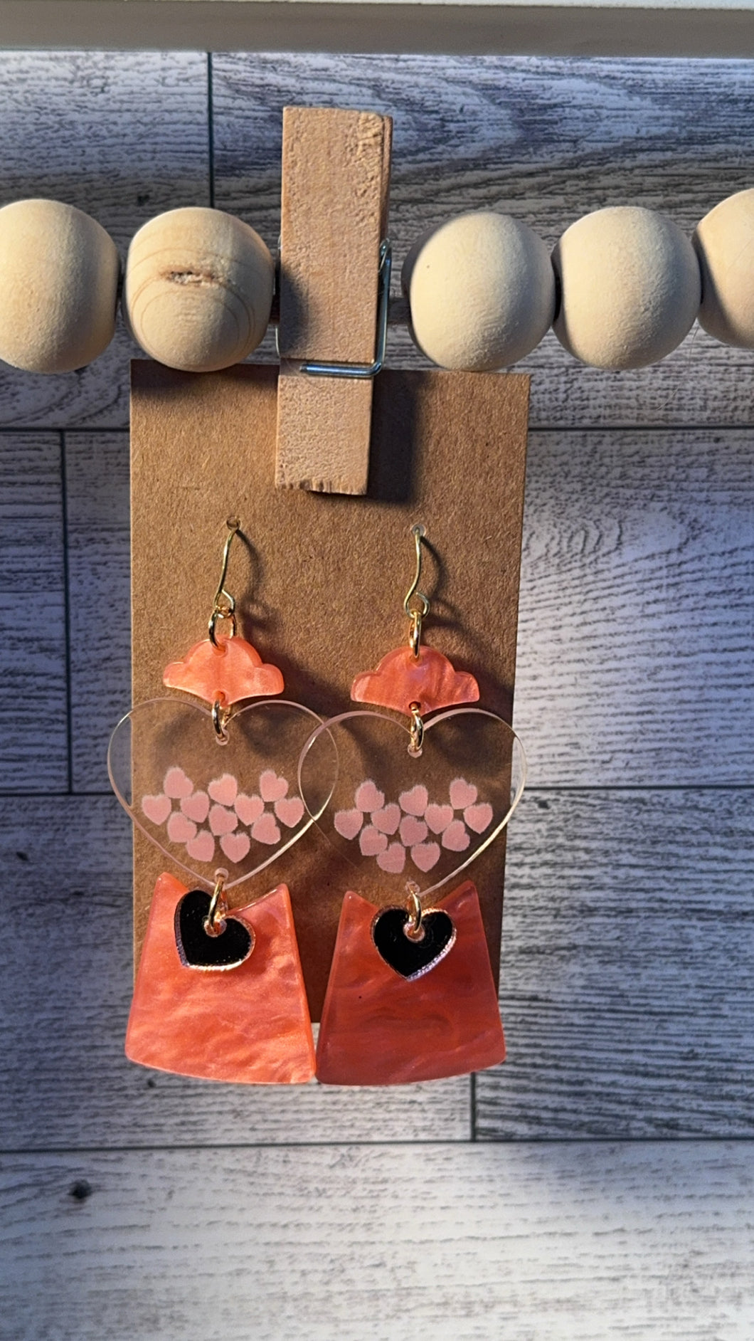 Bubble gum earrings