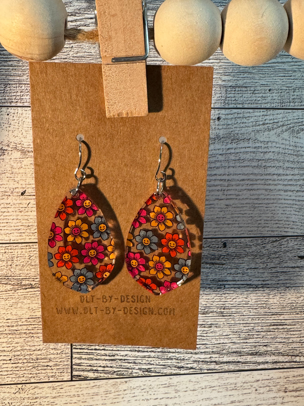 Flower Face Earrings