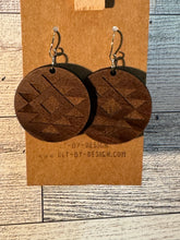 Load image into Gallery viewer, Geometric Wood Earrings
