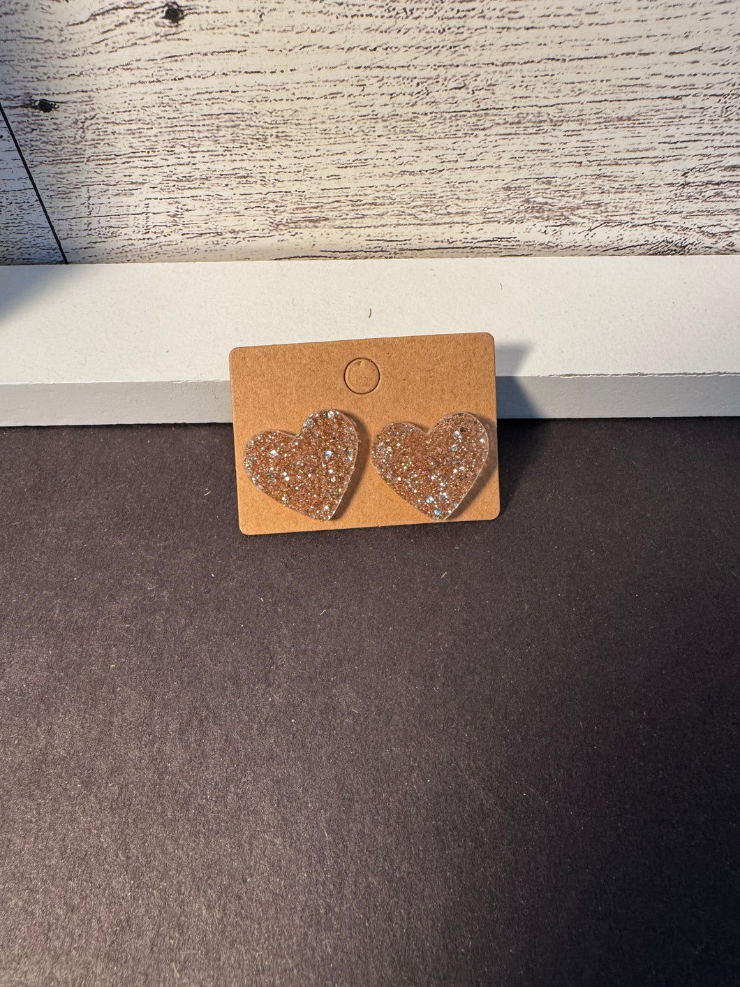 Gold glitter Studs