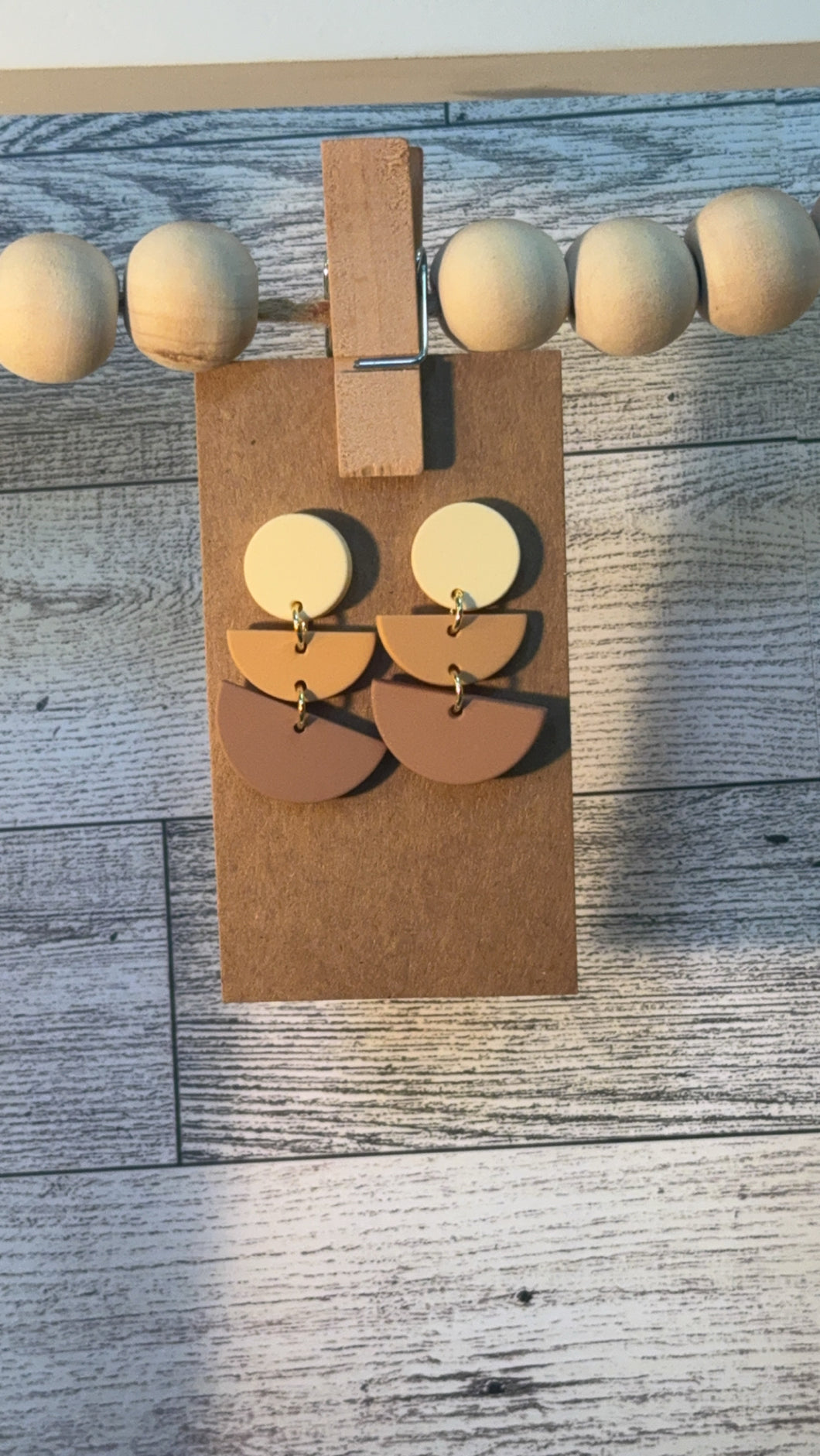 Neutral Stack Earrings