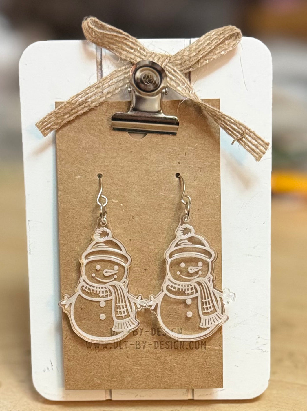 Snowman Earrings