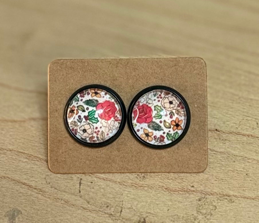 Holiday Flower Studs