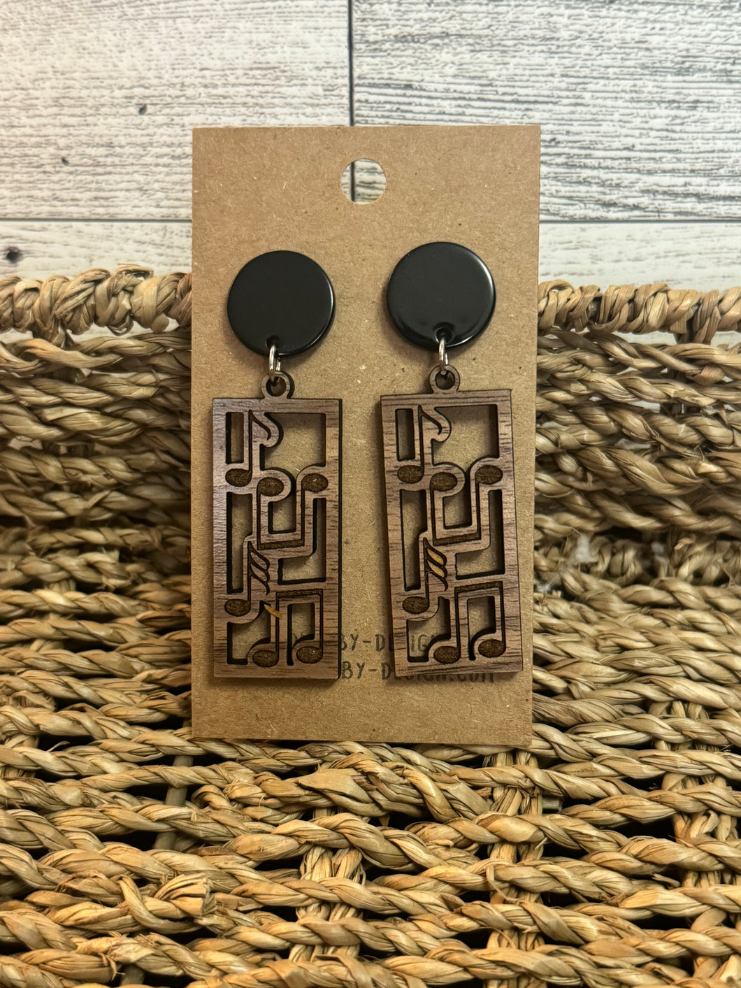 Wood Music Notes