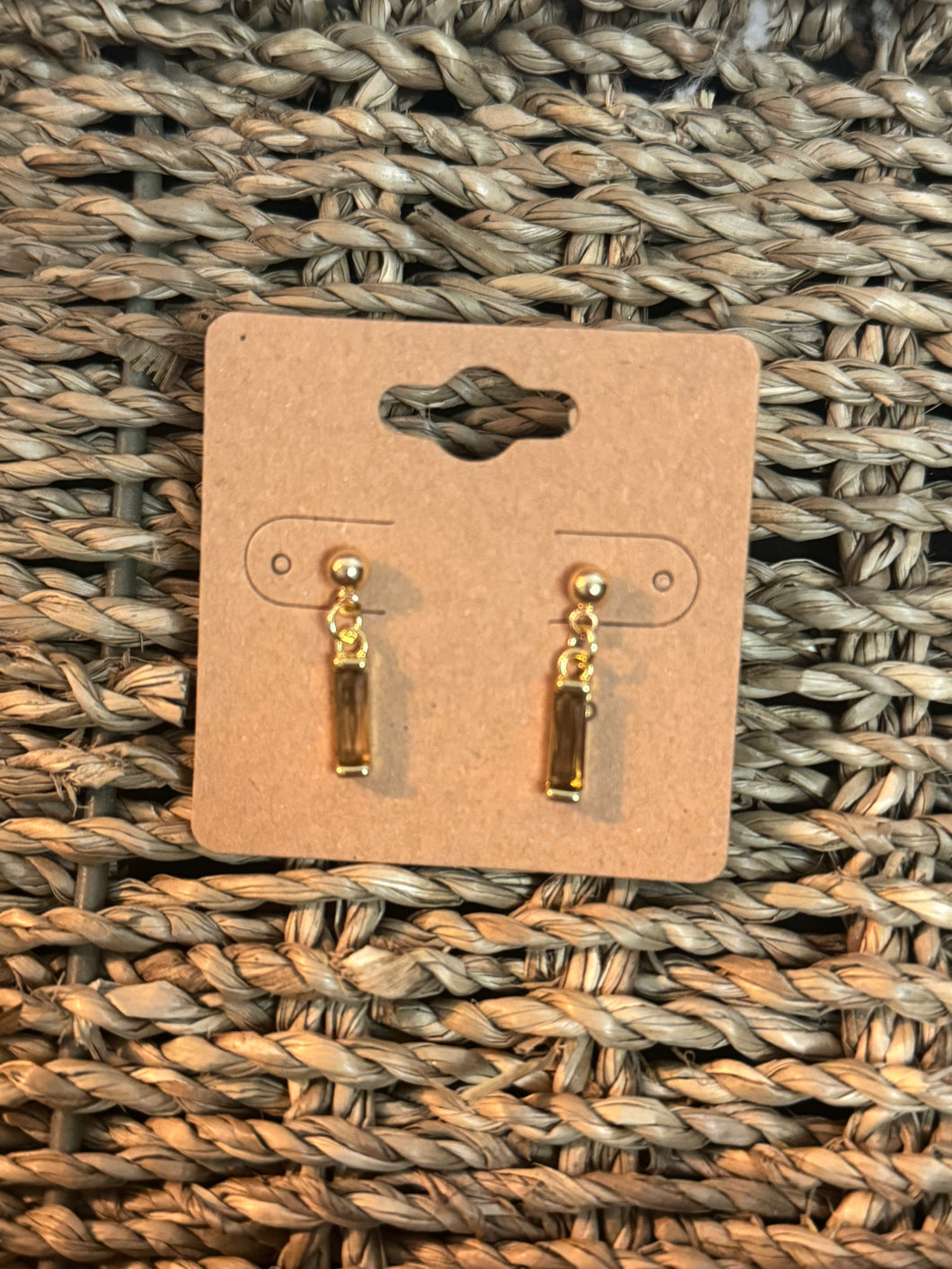 Champagne Gold Post Earrings
