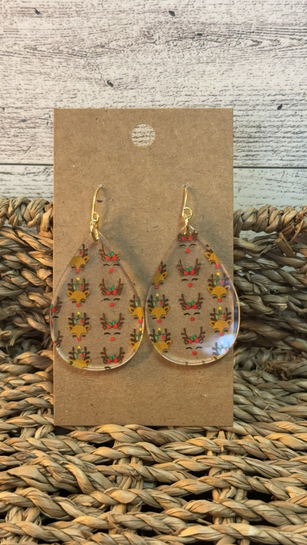 Reindeer Earrings