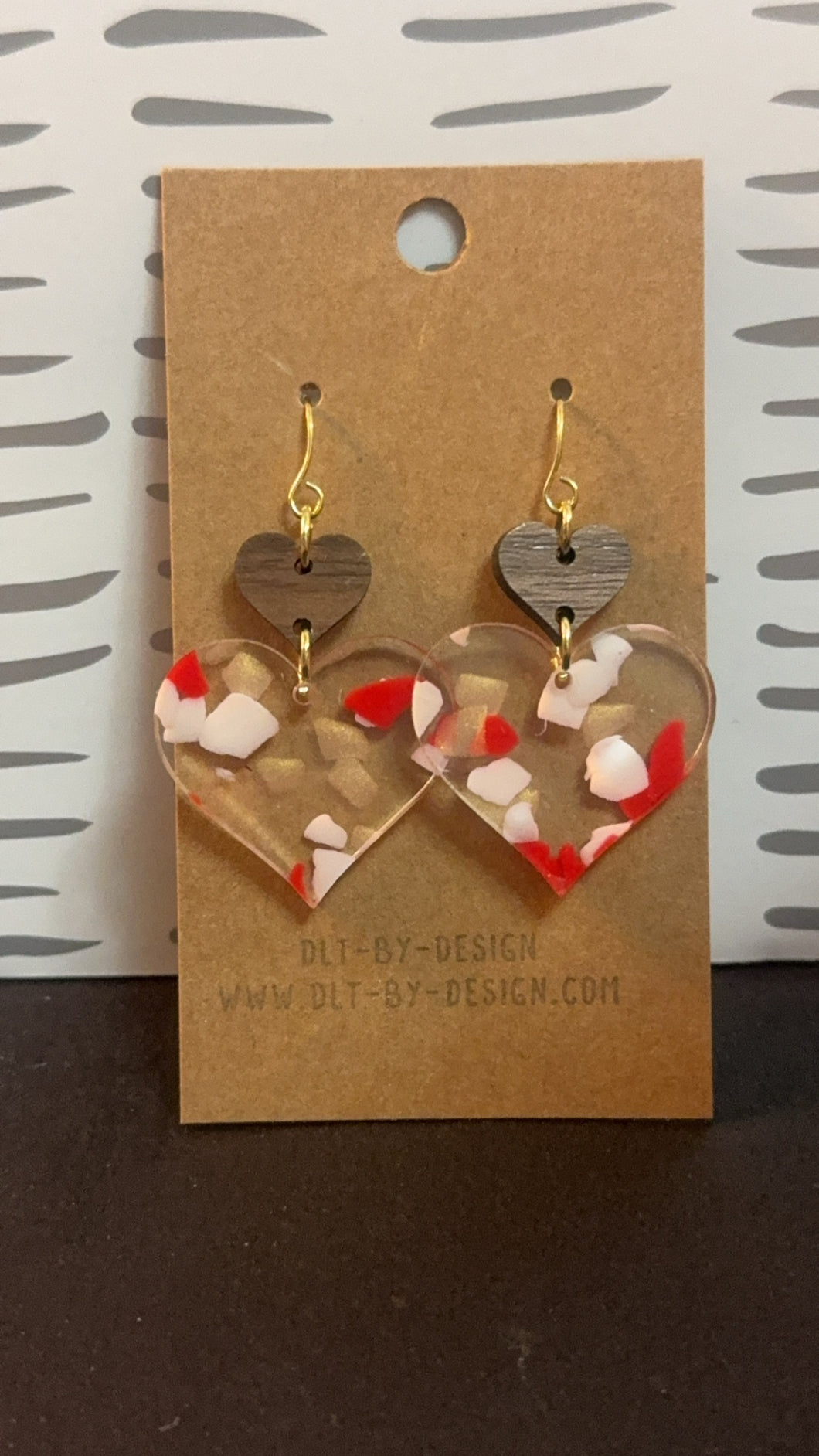 Red Hearts Earrings