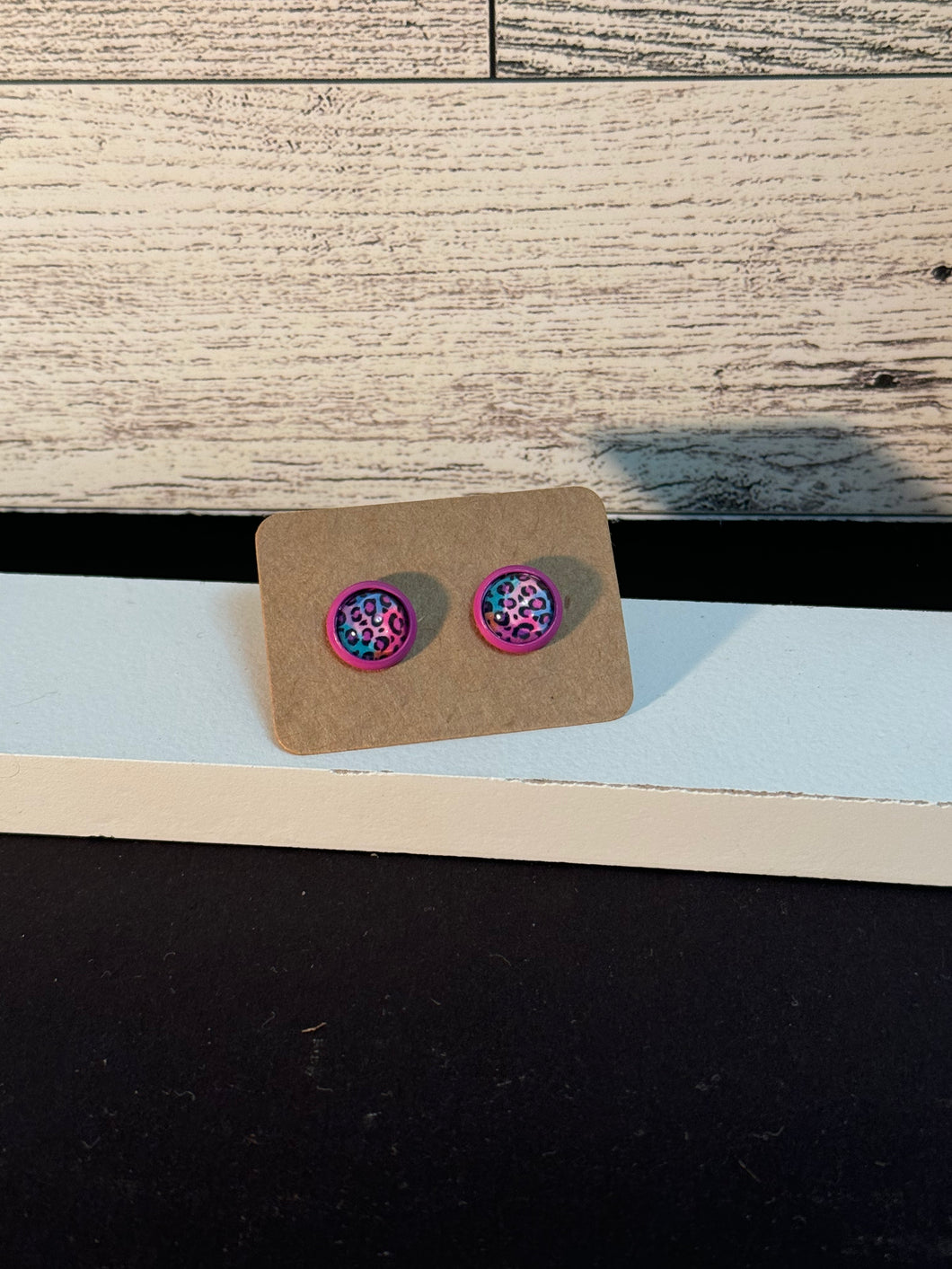 Animal Print Studs
