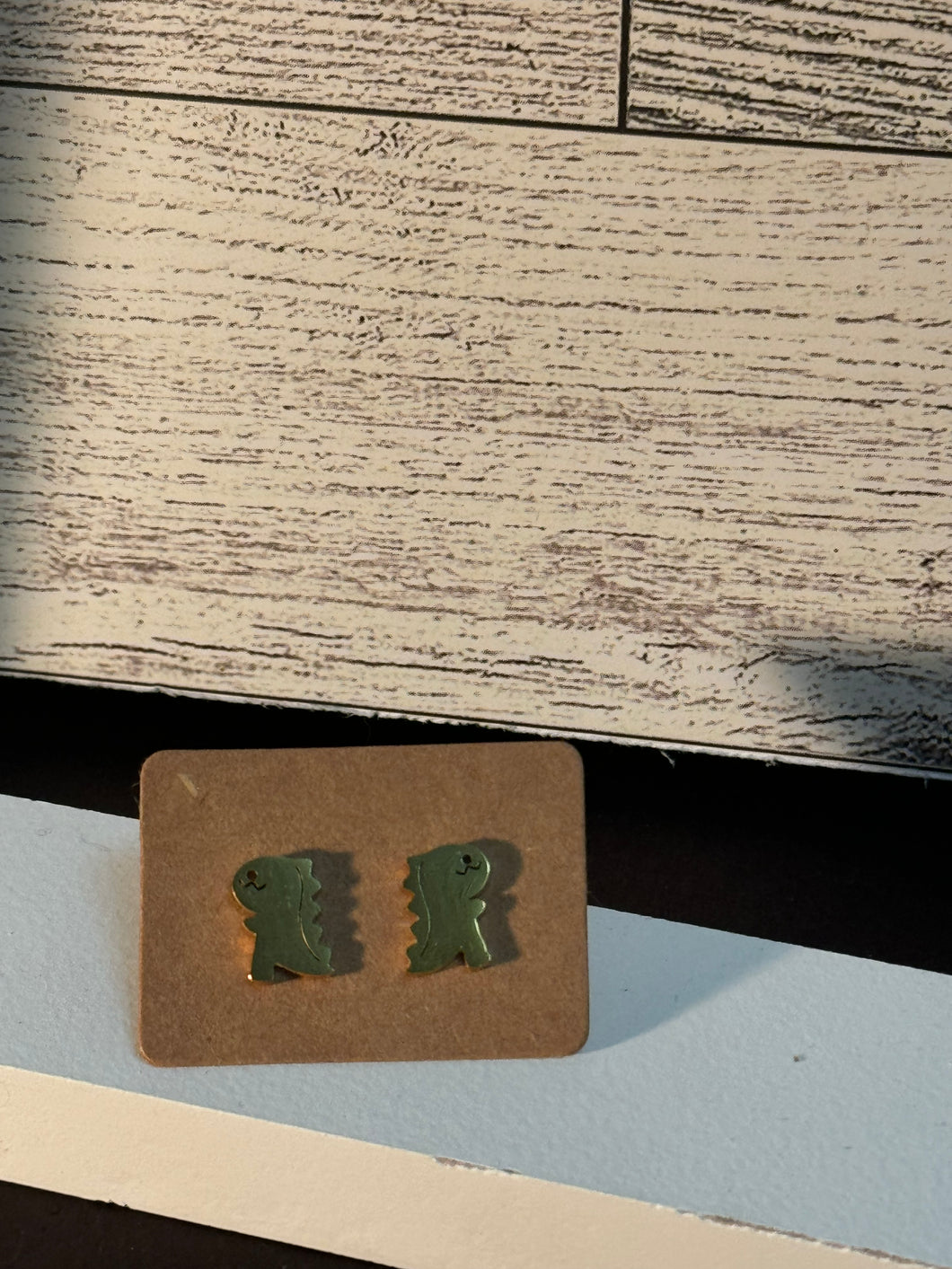 Dinosaur Gold Studs