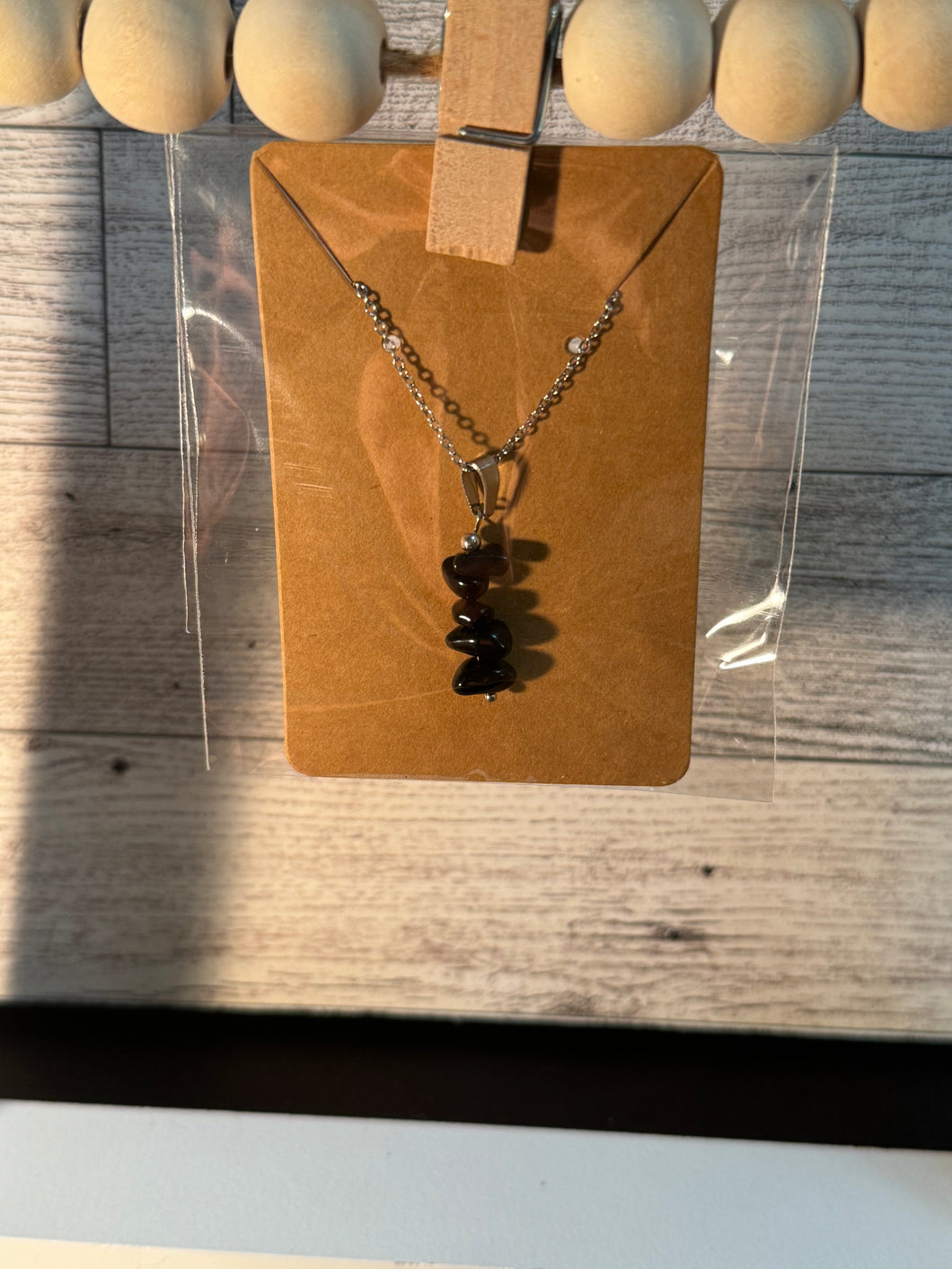 Black Stone Necklace