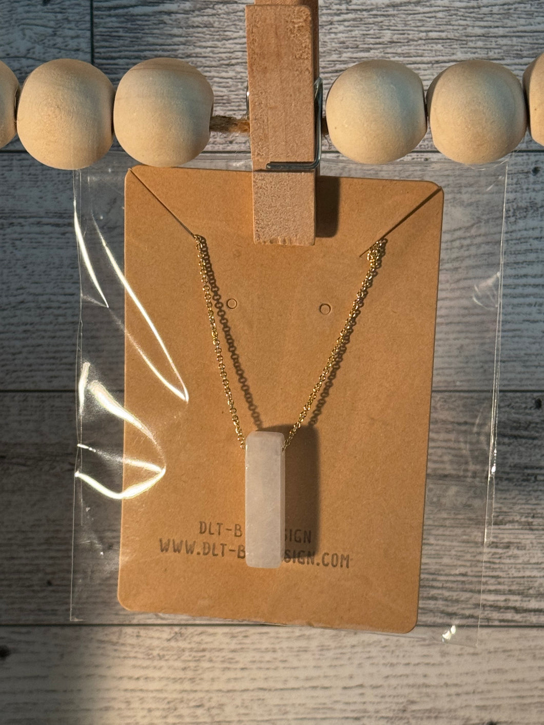 White Stone Necklace