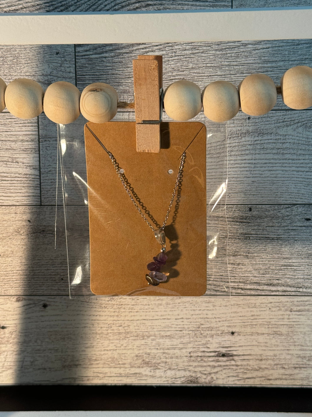 Purple Stone Necklace