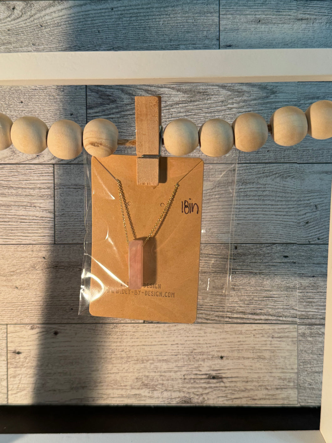 Pink Stone Necklace