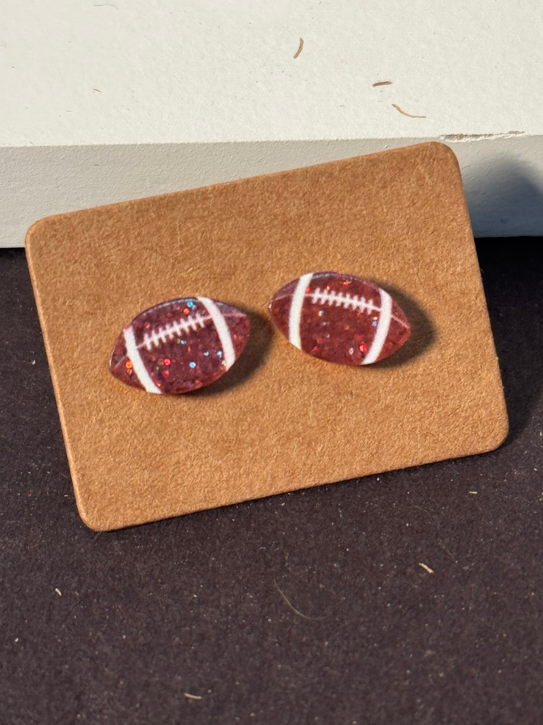 Glitter football studs