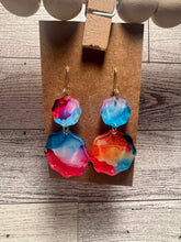 Load image into Gallery viewer, Ink Blot Earrings
