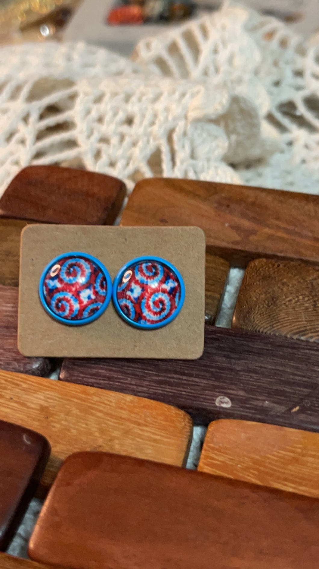 Red and Blue Swirl