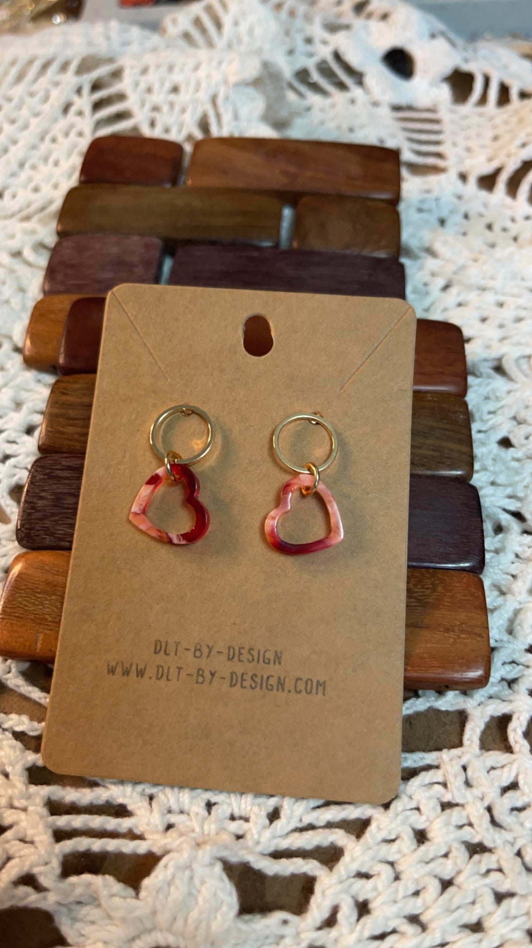 Heart Resin Earrings*