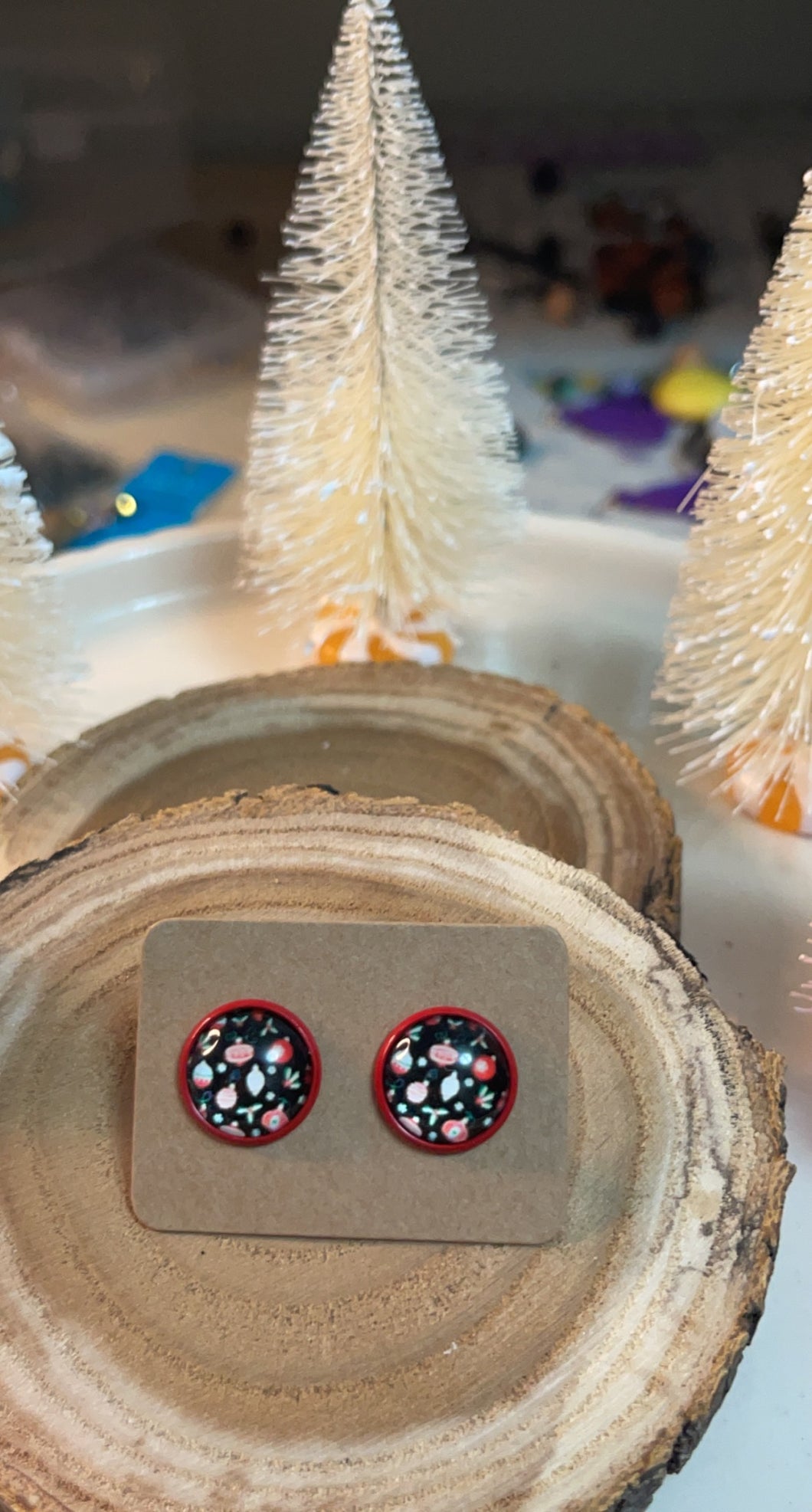 Christmas Ornament Studs*