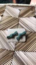 Load image into Gallery viewer, Olive Bow Studs *
