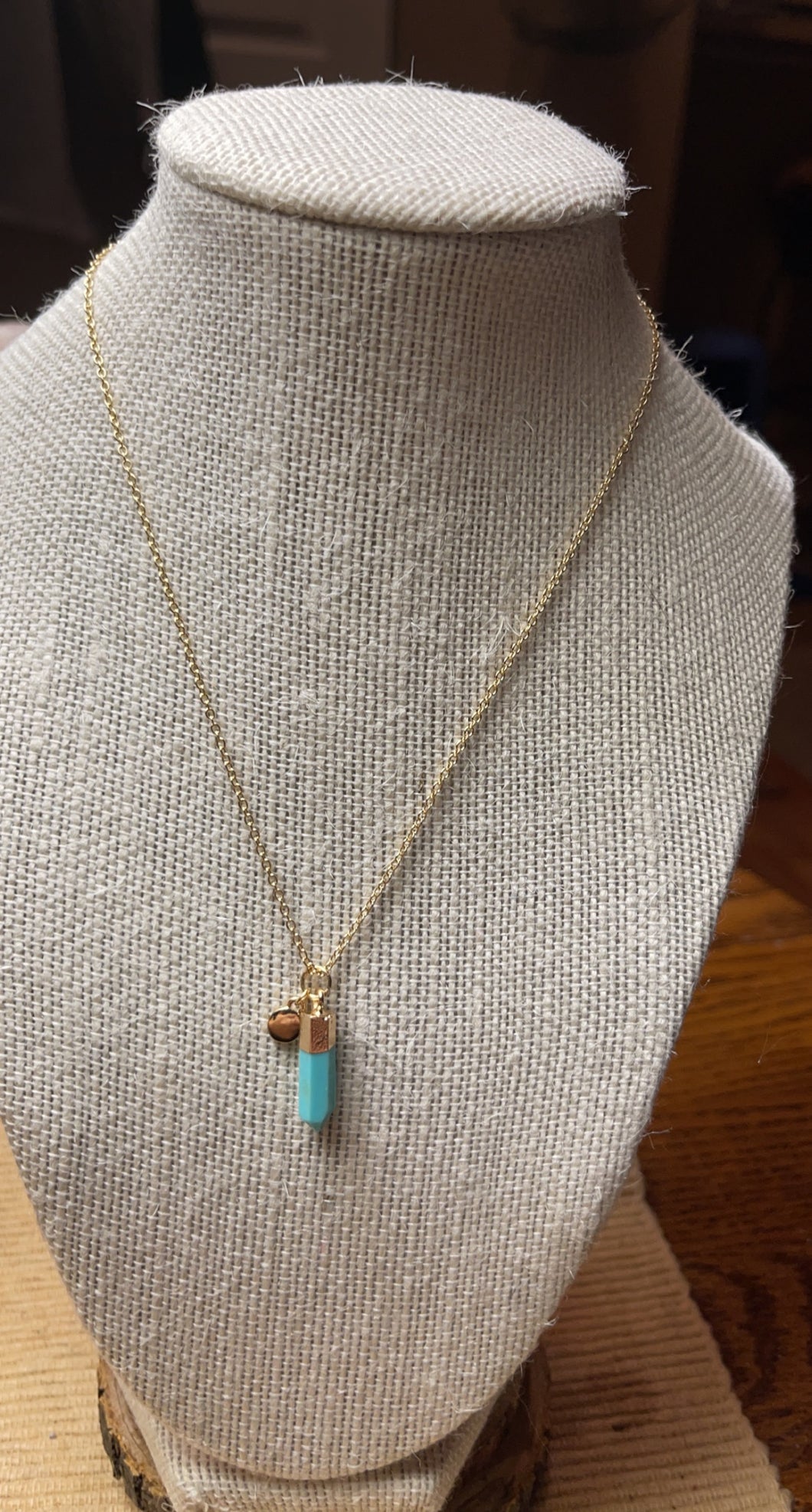 Turquoise Stone Necklace