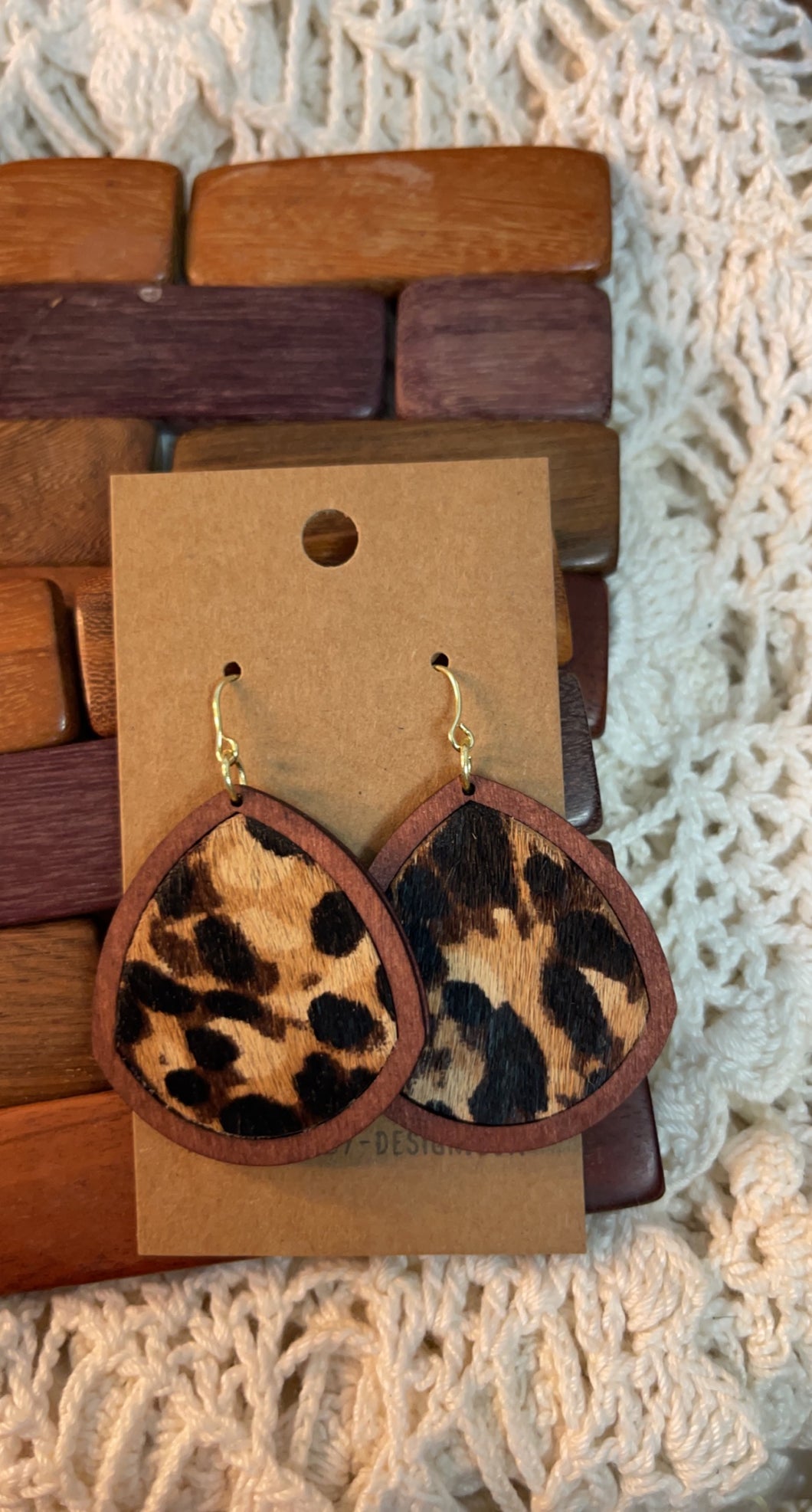 Animal Print Earrings*