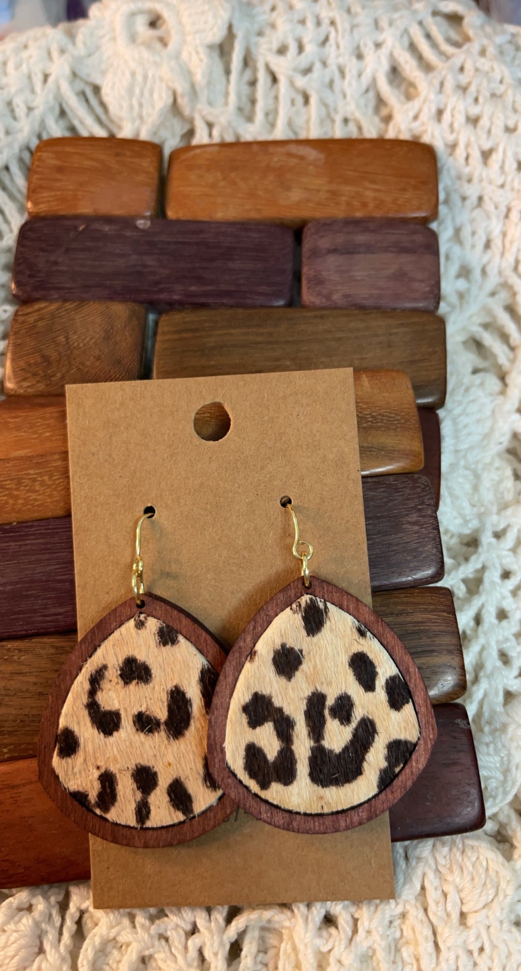 Animal Print Earrings*