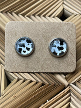 Load image into Gallery viewer, Cow Print Stud Earrings
