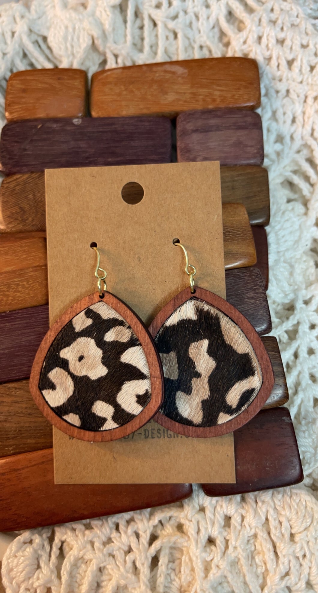 Animal Print Earrings*