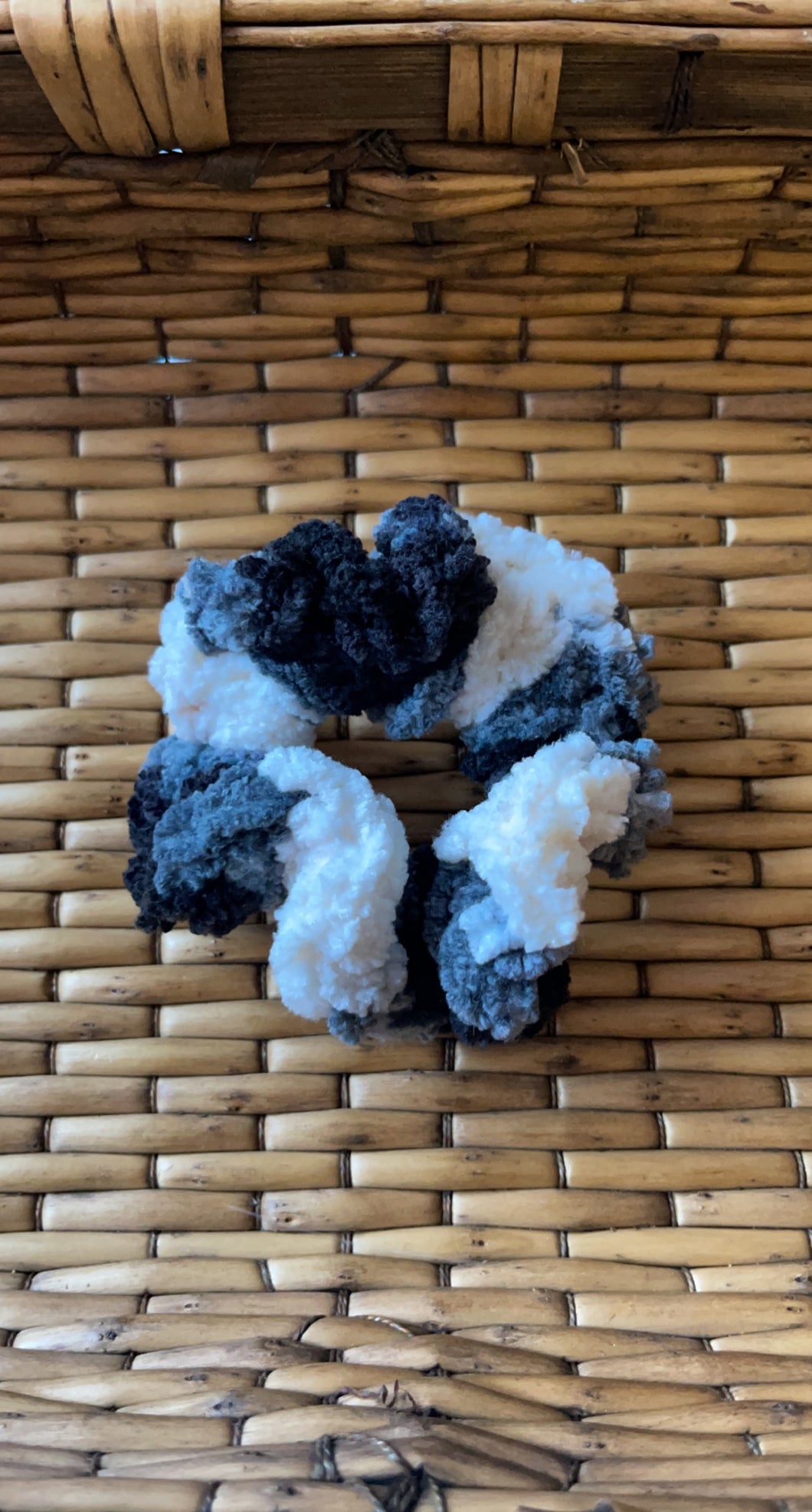 Black Ombré Scrunchie