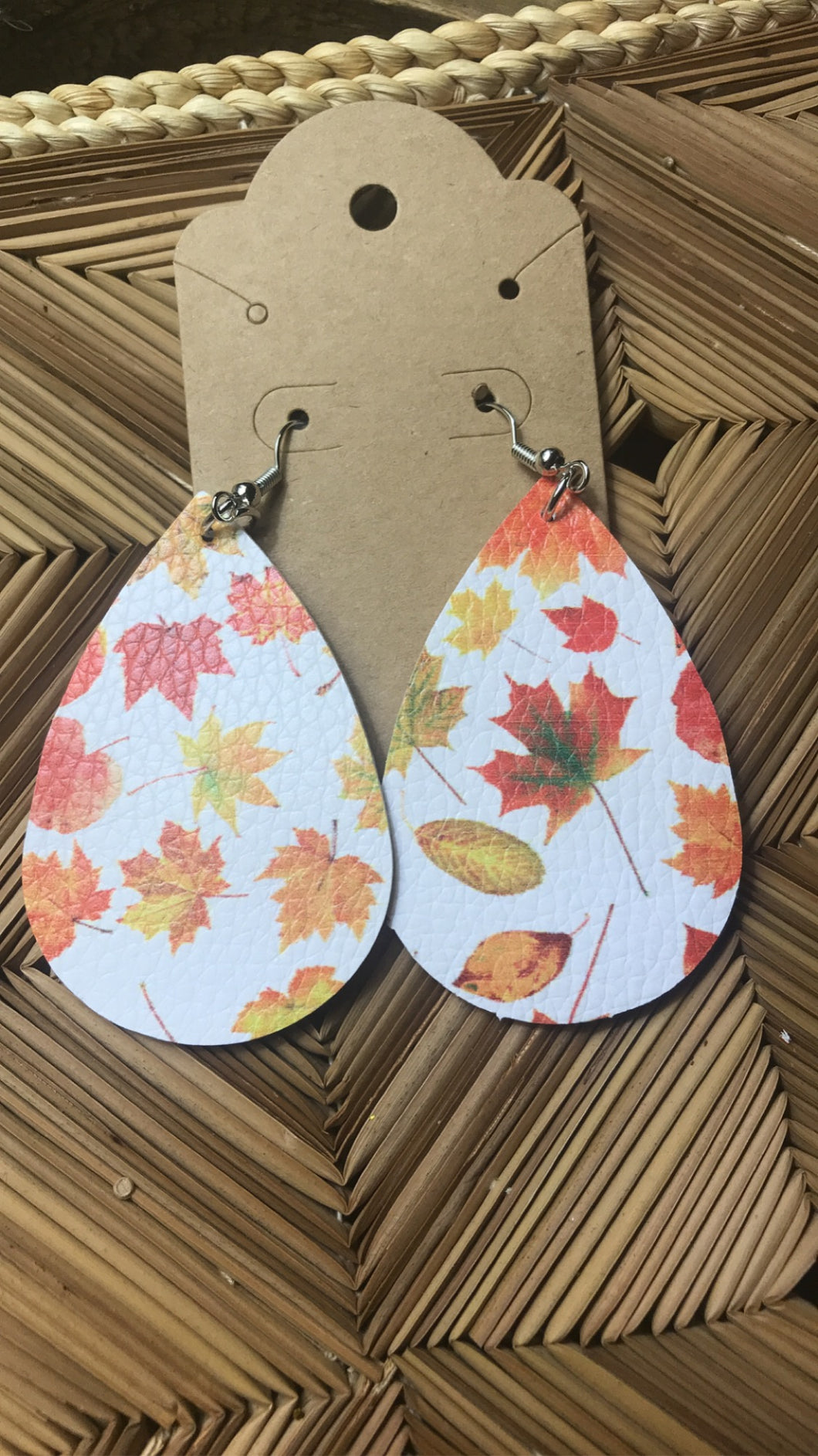 Holiday- Big Leaves Earrings