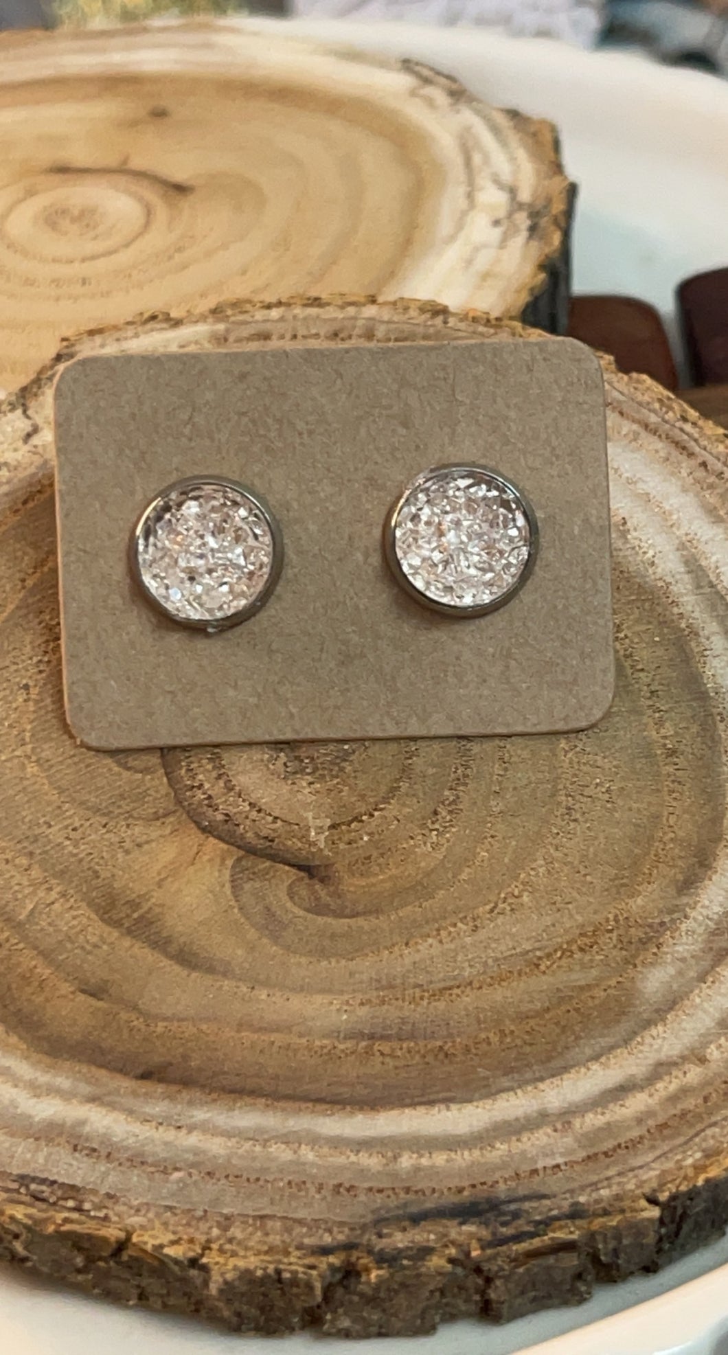 Champagne Druzy Studs*