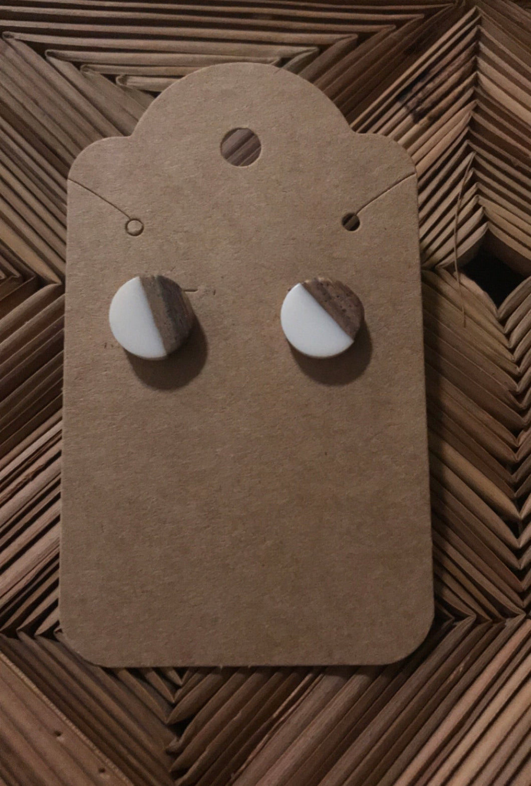 White Resin Studs *