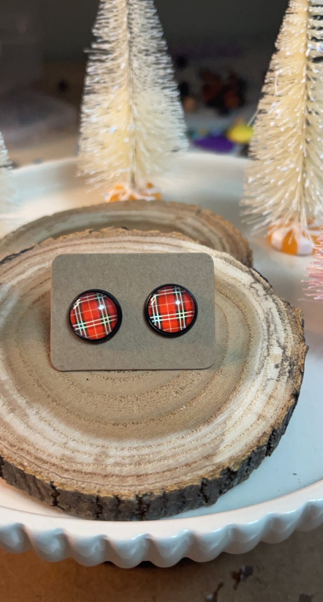Christmas Flannel Studs*