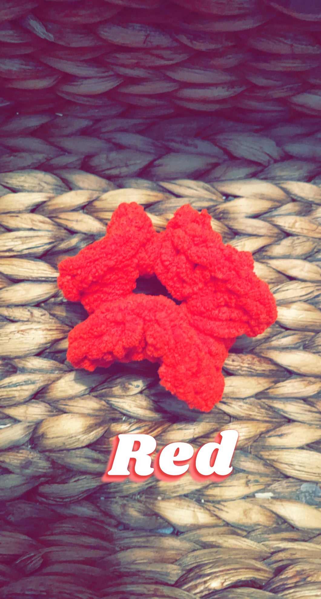 Red scrunchie