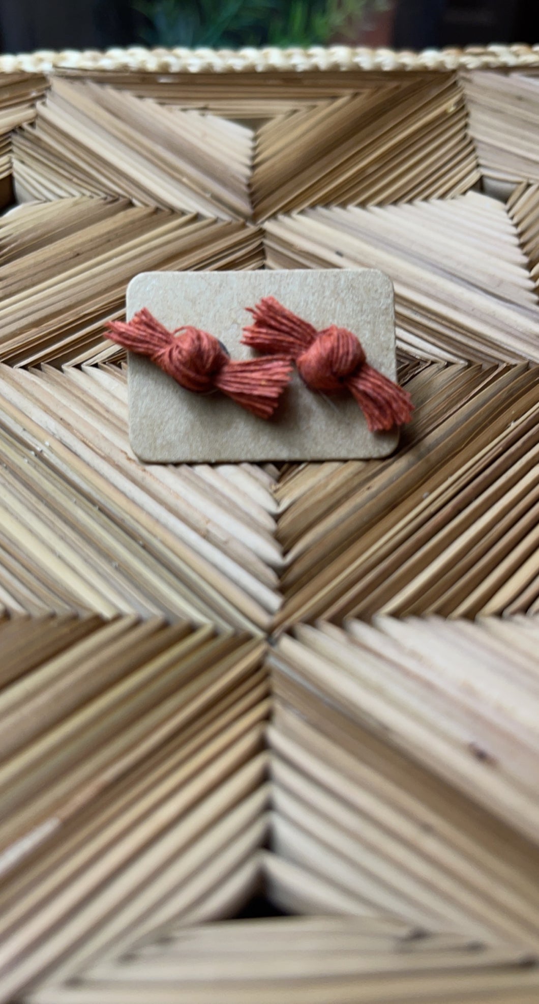 Rust Bow Studs